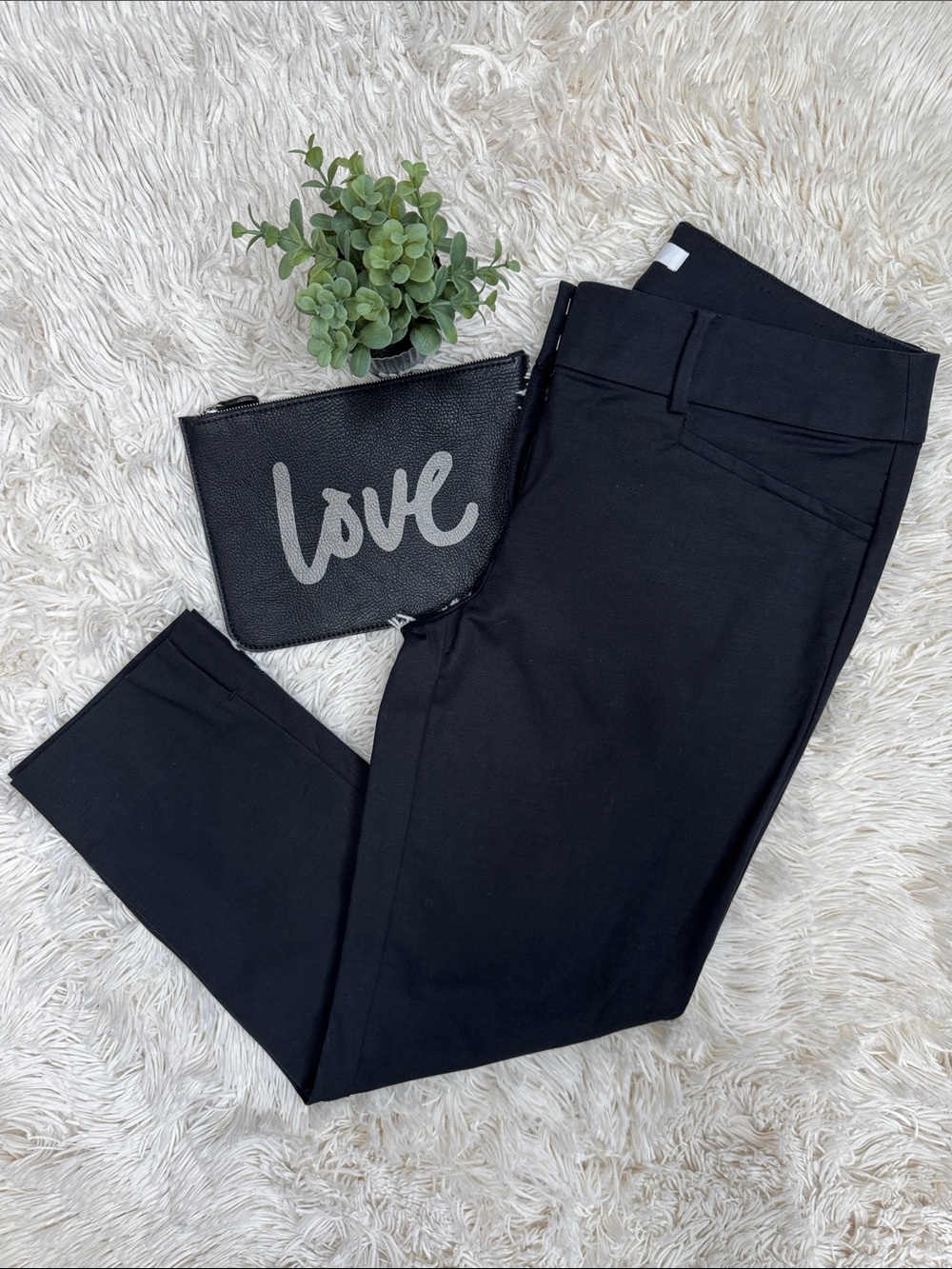 Loft The Riviera Fit Cropped Pants 💗 Black